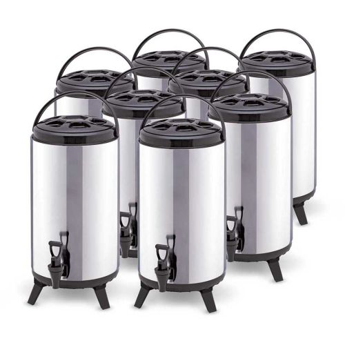 SOGA 8X 10L Portable Insulated Cold/Heat Coffee Tea Beer Barrel Brew Pot With Dispenser SOGA 8X 10L Portable Insulated Cold/Heat Coffee Tea Beer Barrel Brew Pot With Dispenser